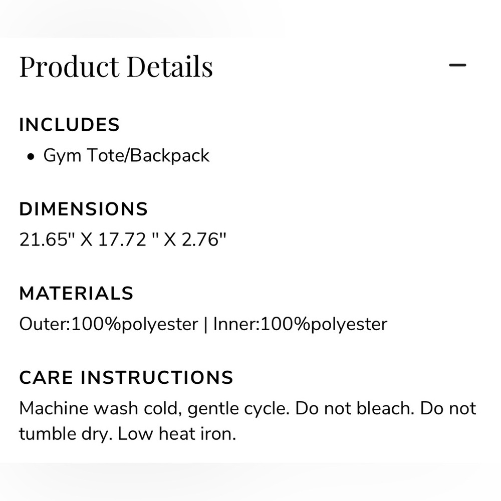 Beyond Yoga Black Convertible Backpack Tote Bag - Picture 9 of 9